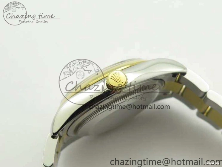 1:1 Diam 36mm SA3135 On YG SS Datejust V2 116234 Dial White Best Oyster DJF Com Bracelet Edition 0313